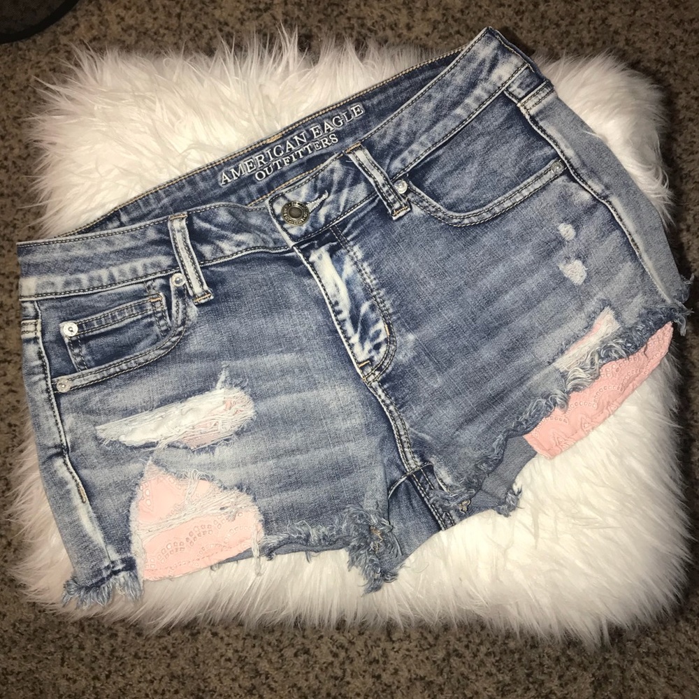 American Eagle jean shorts